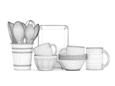 Kitchen Untensils 3D model