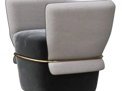 The Chemise Armchair 3D model