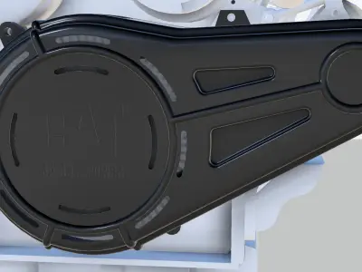 C32 MARINE DIESEL ENGINE CAT 3D print model