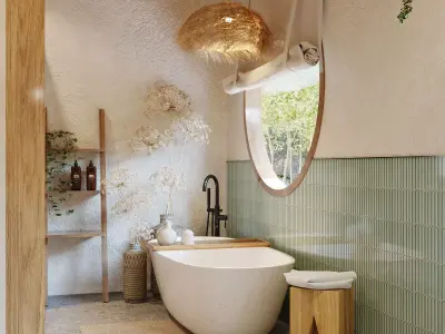 modern bathroom interior scenes 27 3D model