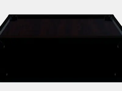 BESTA Shelf unit with glass door 3 3D model