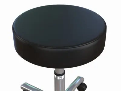 Operating Stool Low-poly 3D model