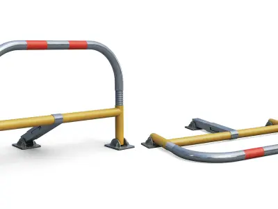 Parking Barrier 3D model