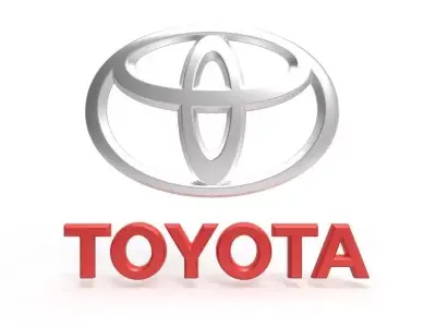 Toyota Logo 3D 3D model