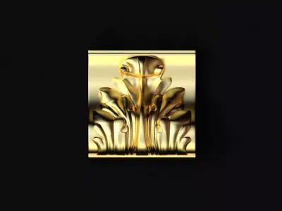carved pilaster 3D model order