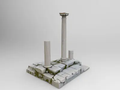 ancient ruins 3D print model