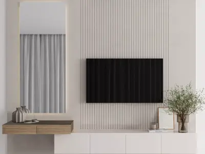 Bedroom Furniture Composition 11 3D model