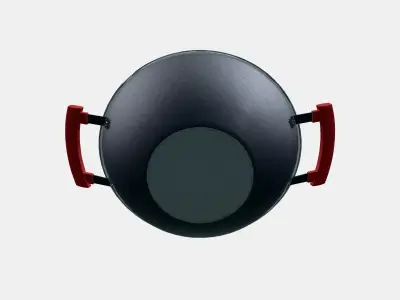 IDENTISK deep fryer with lid Low-poly 3D model