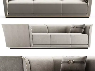 Dover Sofa 3d model Low-poly 3D model