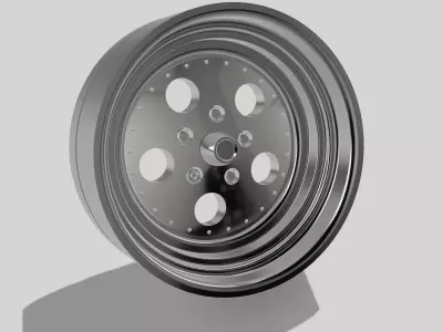 15inch Dragway Indy wheels with 3 offsets  3D print model