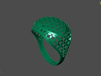 Plain Ring Women Ready STL 3DM Models Womens Rings 3D models 3D print model 75