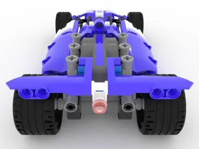 Lego Race Car 3D model