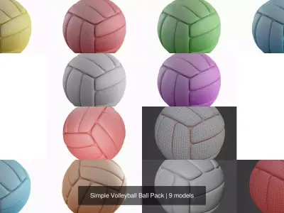 Simple Volleyball Ball Pack