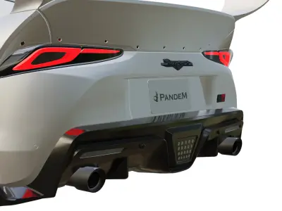 toyota supra pandem Low-poly 3D model