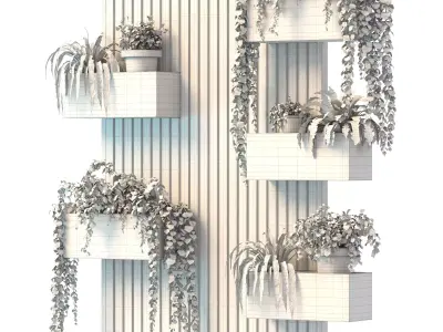 Floating Greenery 3D model