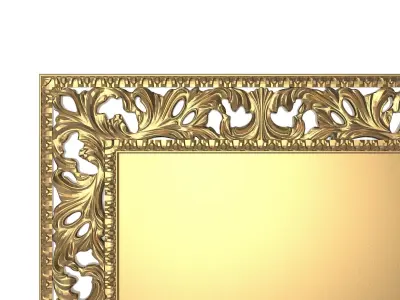 Carved Picture Frame 3D model 30