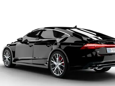 Audi A7 Sportback 2018 55 TFSI Free 3D model