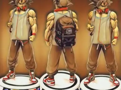 Goku Sport 3D print model