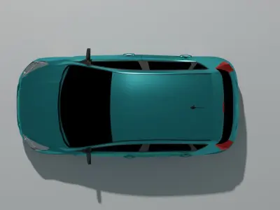hyndai accent 3D model