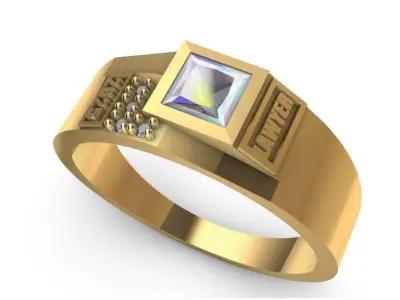 Degree Lawyer Ring 3D print model