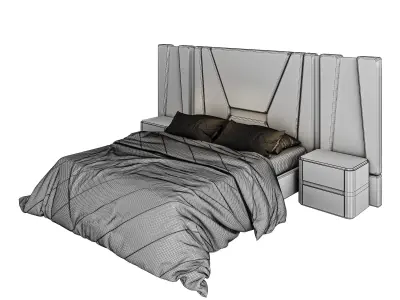 LunaDream Bed Vol01 3D model