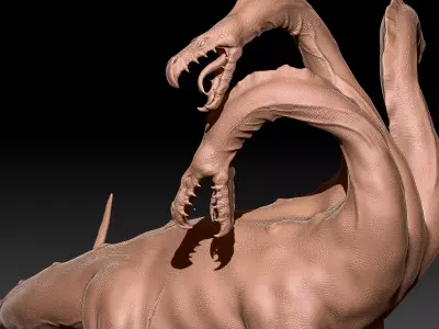 Wounded Hydra 3D model