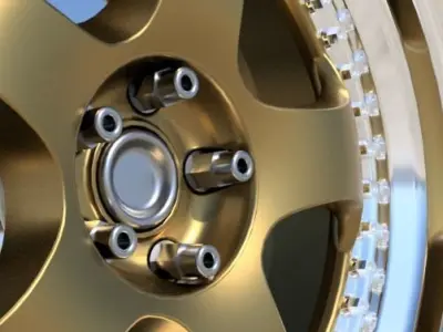 WORK MEISTER S1 3P RIMS WITH ADVAN FOR DIECAST AND SCALE MODELS 3D print model