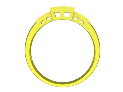 A6894 Luxury Hongkong Diamond Women Engagement Ring 3D Print 3D print model