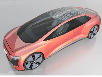 Audi Aicon 2017 3D model
