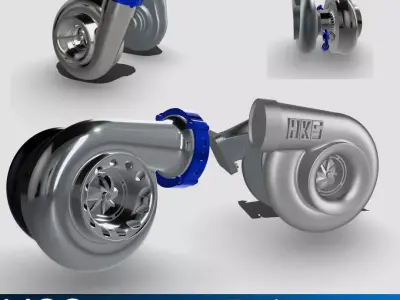 Turbo set x3 options 3D print model