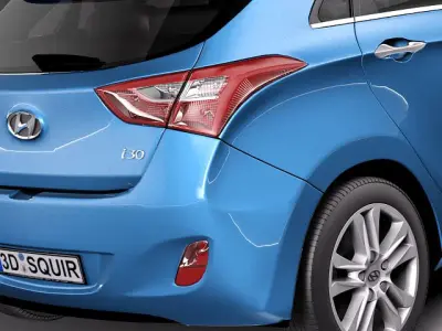 Hyundai I30 - 2013 3D model