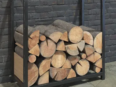 Firewood 3D model