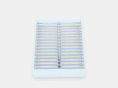 ASKVOLL Bed frame 6 Low-poly 3D model