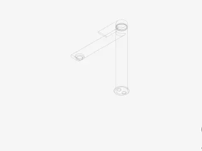 Vessel Mixer - Luxury - Green Low-poly 3D model
