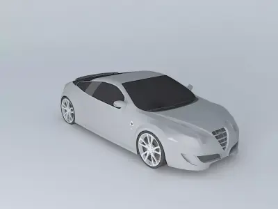 Alfa Romeo GZ Coupé Concept  Free 3D model