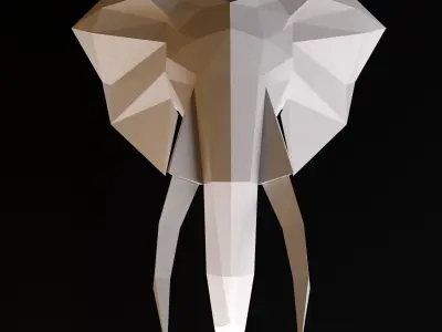 Animals low poly 3D Model Collection