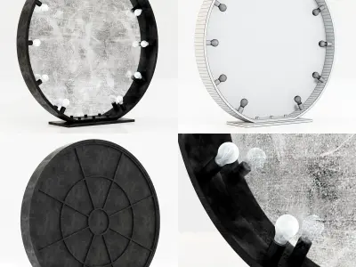 Restoration Hardware Starlet Mirror 3D model