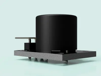 3 Pin Outlet Passive Alarm Module 3D print model