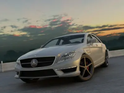Mercedes Benz CLS AMG 2012 3D model