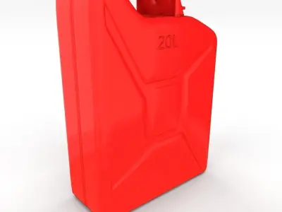 Jerry Can 2 PBR Low-poly 3D model