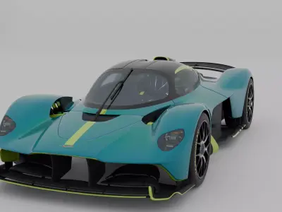 Aston Martin Valkyrie 3D model