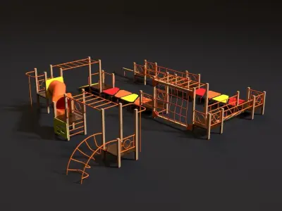 Sports complex 29 3D model