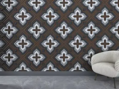 3d wall panel Low-poly 3D model 9