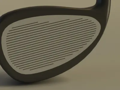 SPORT---GOLF---Club golf club Low-poly 3D model