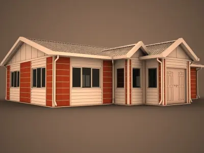PREFABRICATED BUILDING 3 3D model