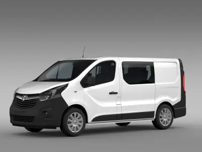 Vauxhall Vivaro MultiVan EcoFlex 2017 3D model