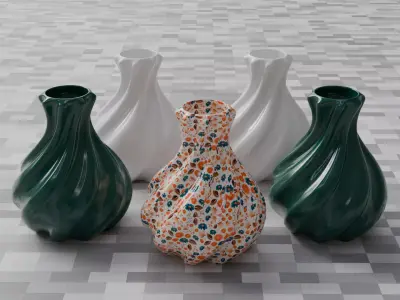  Flower Vase for home decoration 3D model
