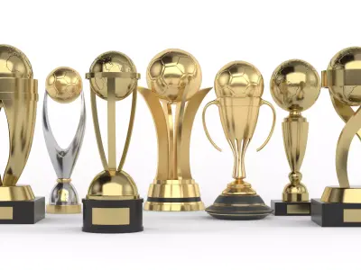 Cups Trophy Collection 3D model