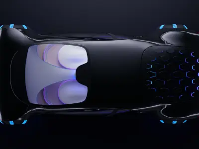 Mercedes Vision avtr Low-poly 3D model