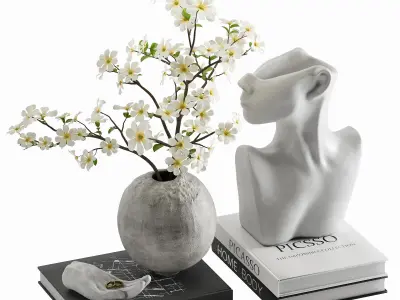decorative set 04 3D model 4